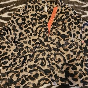 Sheer Leopard Blouse